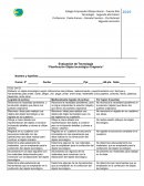 Evaluación de Tecnología “Planificación Objeto tecnológico Originario”