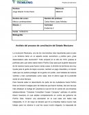 Análisis del proceso de conciliación del Estado Mexicano