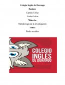 Metodologia de la investigación. Redes sociales