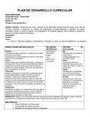 PLAN DE DESARROLLO CURRICULAR Unidad Educativa: “Emprender”