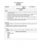 Secuencia de actividades