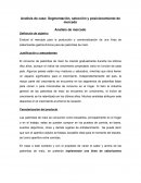 Analisis de caso: Segmentación, selección y posicionamiento de mercado