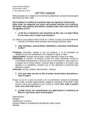 REPORTE PELÍCULA-MANOS MILAGROSAS