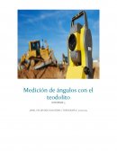 Medición de ángulos con el teodolito