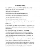 Riesgos electricos