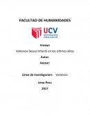 VIOLENCIA SEXUAL INFANTIL