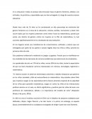 Discriminación hacia el género femenino