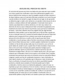 Análisis del proceso de cristo
