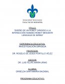 Diseño de un robot dirigido a la interacción humano-robot mediante lenguaje de señas