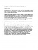 LAS TECNOLOGÍAS DE LA INFORMACIÓN Y COMUNICACIÓN (TIC)