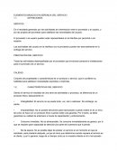 ELEMENTOS BÁSICOS EN GERENCIA DEL SERVICIO
