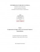 La importancia de la lógica retórica en la Gerencia de Negocios y Emprendimiento