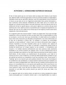 Condiciones historico -sociales