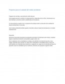 Proyecto para el cuidado del medio ambiente