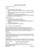 Conflicto Israel Palestina. Político-Religioso-Militar