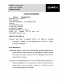 INFORME PSICOMÉTRICO