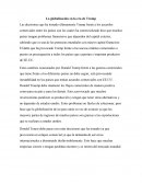 Opinión crítica de la globalización en la era de Тrump