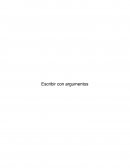 Escribir con argumentos ¿Cuáles crees que son los principales retos de la lectura en México en la era de internet?