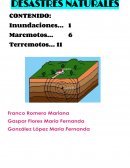 Desastres naturales