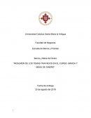 Resumen de los temas tratados en el curso - Banca y mesa de dinero