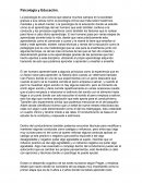 Psicología y Educación