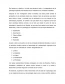 ¿La dependencia de la psicología respecto de la filosofía será un indicador de su inmadurez científica?