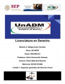 Módulo 8. Obligaciones Fiscales