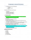 Patologia tumores odontogenos