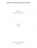 Algoritmos Proceso de Formación