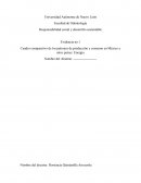 Cuadro comparativo de los patrones de producción y consumo en México y otros países: Energía