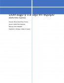 Liderazgo y trabajo en equipo