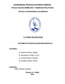 La trata de personas