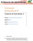 Formacion socio cultural 4 evidencia