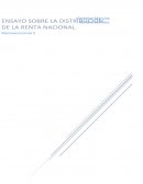 Distribucion de la renta nacional
