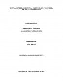 CARTILLA METODOLOGICA PARA LA ENSEÑANZA DEL PRINCIPIO DEL RELEVO TACTICO DEFENSIVO