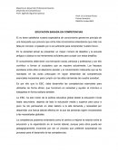 EDUCACION BASADA EN COMPETENCIAS