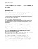 T2 Calendario cósmico + De animales a dioses