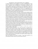 ANÁLISIS DE LA SITUACIÓN GENERAL DE LA EMPRESA PARMALAT DEL ECUADOR S.A