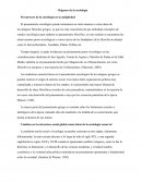 Origen de la sociología