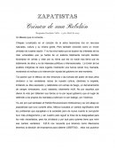 Ejercito Zapatista de Liberación Nacional