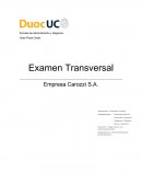 Examen Transversal Empresa Carozzi S.A.