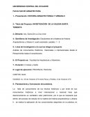 INVESTIGACIÓN DE LA IGLESIA SANTA TERESITA
