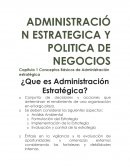 Capitulo 1 Administracion Estrategica de Negocios