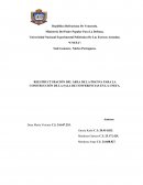 REESTRUCTURACIÓN DEL ÁREA DE LA PISCINA PARA LA CONSTRUCCIÓN DE LA SALA DE CONFERENCIAS EN LA UNEFA