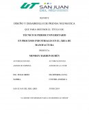 DISEÑO Y DESARROLLO DE PRENSA NEUMATICA