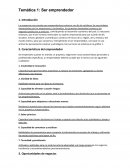 Temática 1: Ser emprendedor