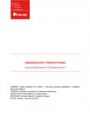 ORGANIZACIÓN Y PRODUCTIVIDAD Casa de Repuestos “Cheuquemotors”