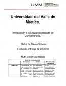 Introducción a la Educación Basada en Competencias