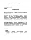 Analizar el implemento de tributos para el medio ambiente en la normativa ecuatoriana