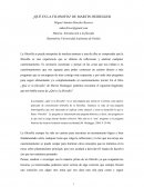 QUÉ ES LA FILOSOFÍA? DE MARTIN HEIDEGGER